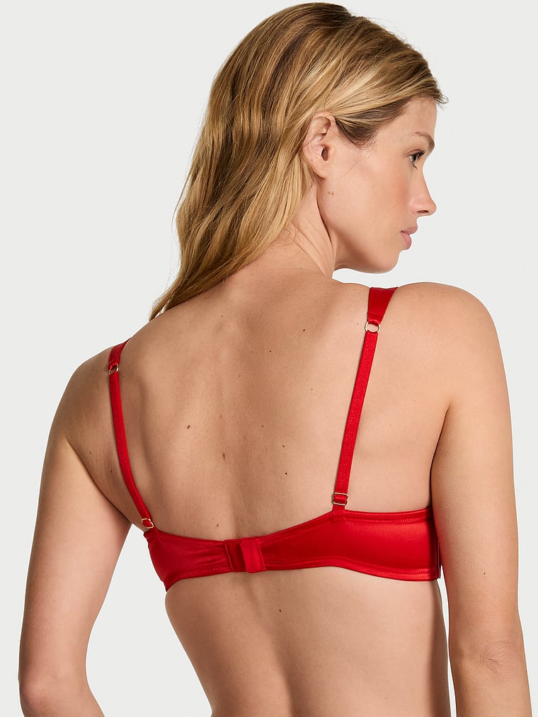 Wicked Twinkle Bows Peekaboo Balconette Bra