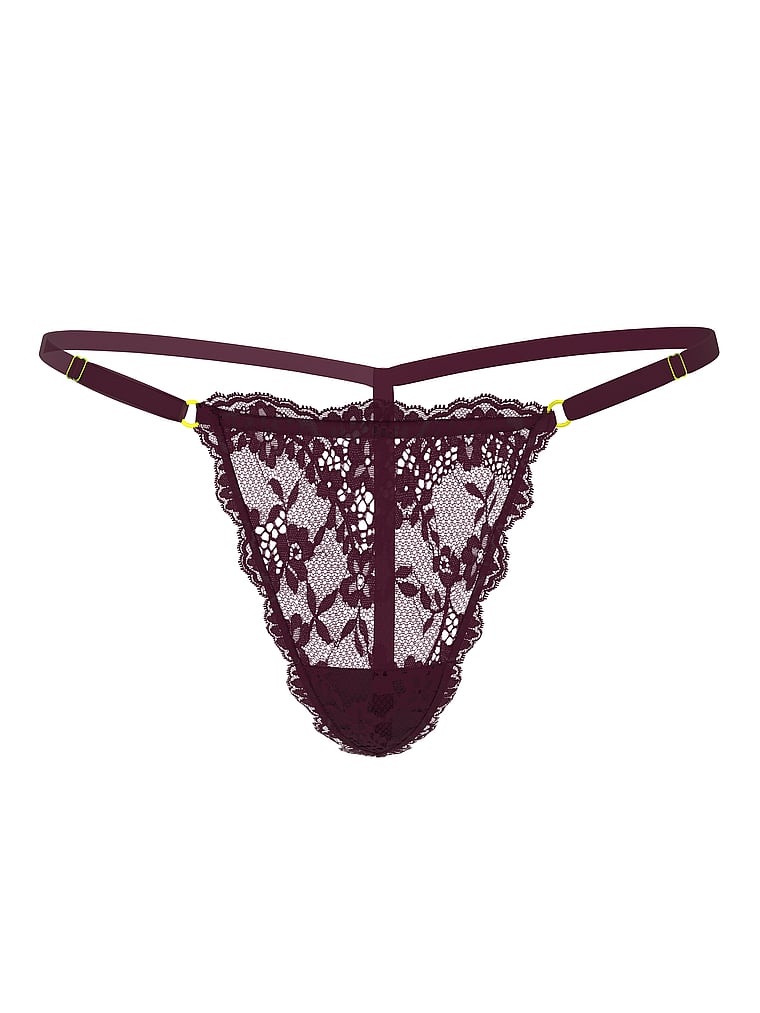 Lace Adjustable V-String Panty