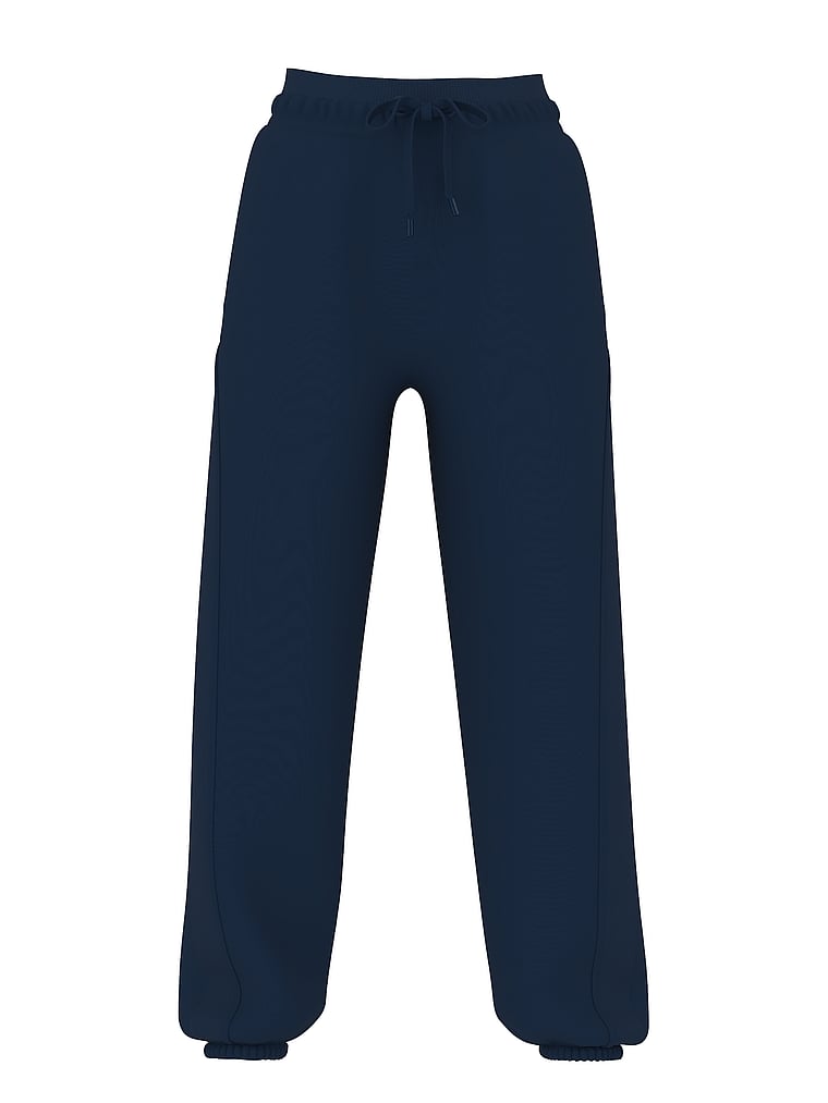 Victoria's Secret, VSX VSX Movement Fleece Relaxed Jogger, Impact Blue, offModelFront, 2 of 5