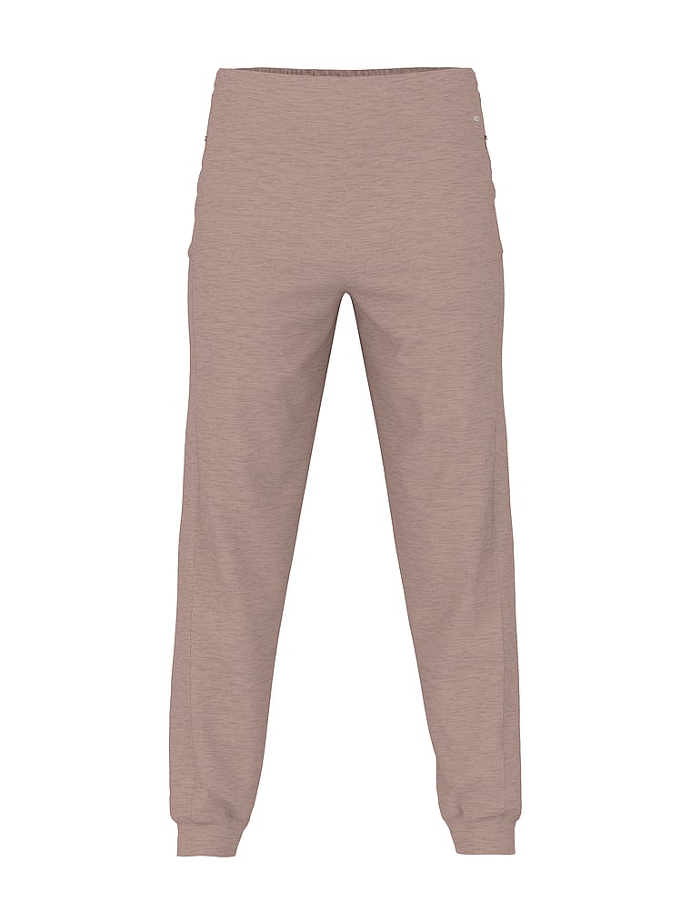 Victoria's Secret, VSX VSX LUXMarl™ Jogger Pant, Heather Candlelight Rose, offModelFront, 3 of 4