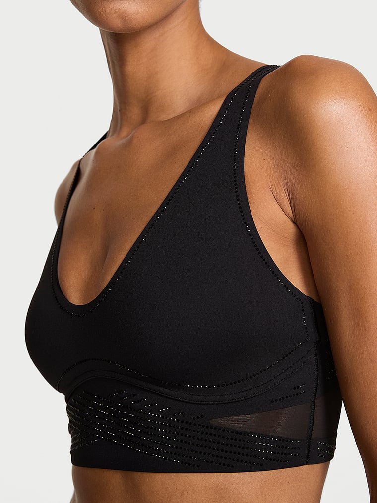 VSX Elevate™ Diamanté Flex Contours Plunge Sports Bra