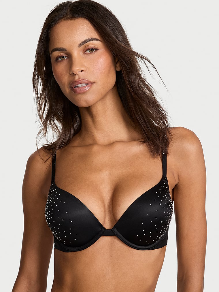 Bombshell Add-2-Cups Rose Lace Push-Up Bra