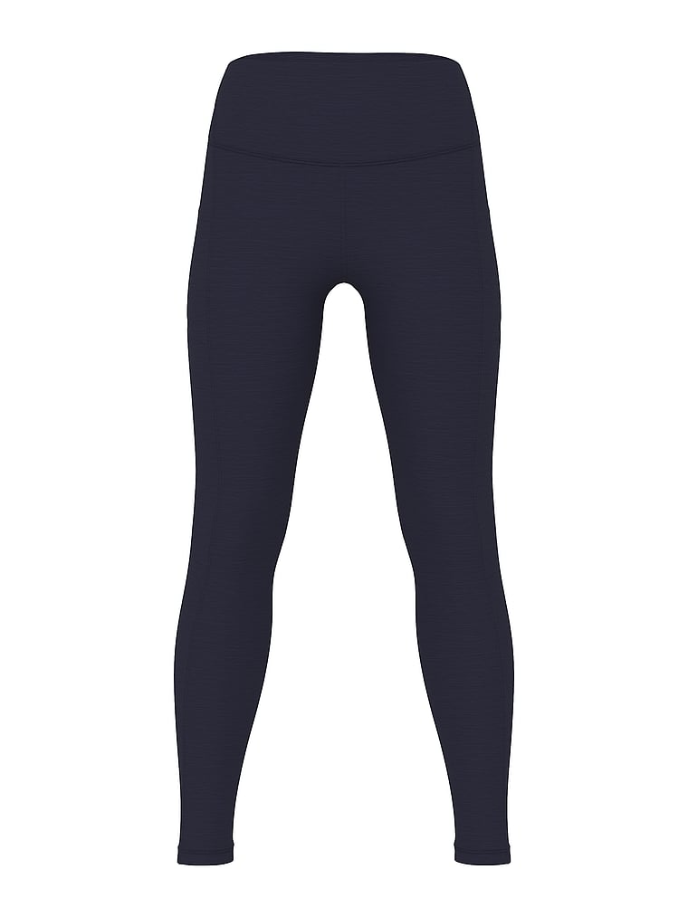 Victoria's Secret, VSX VSX LUXMarl™ Legging, Heather Impact Blue, offModelFront, 4 of 4