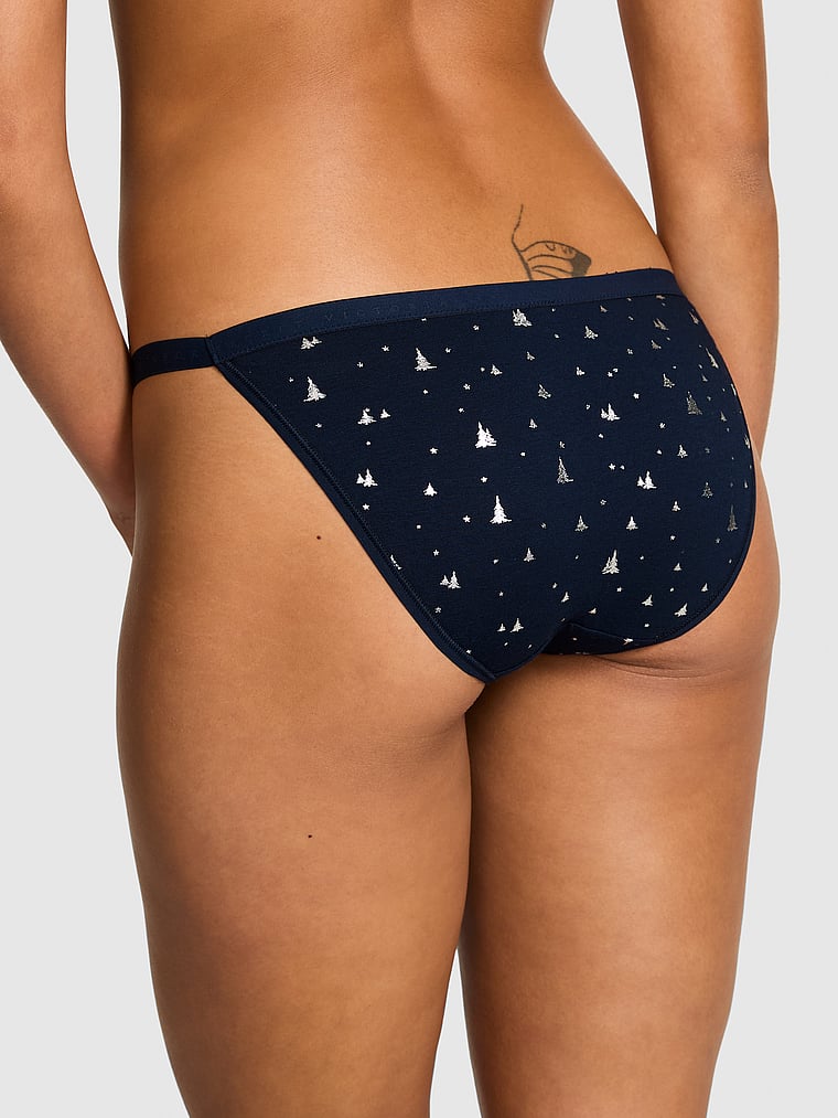 Stretch Cotton String Bikini Panty