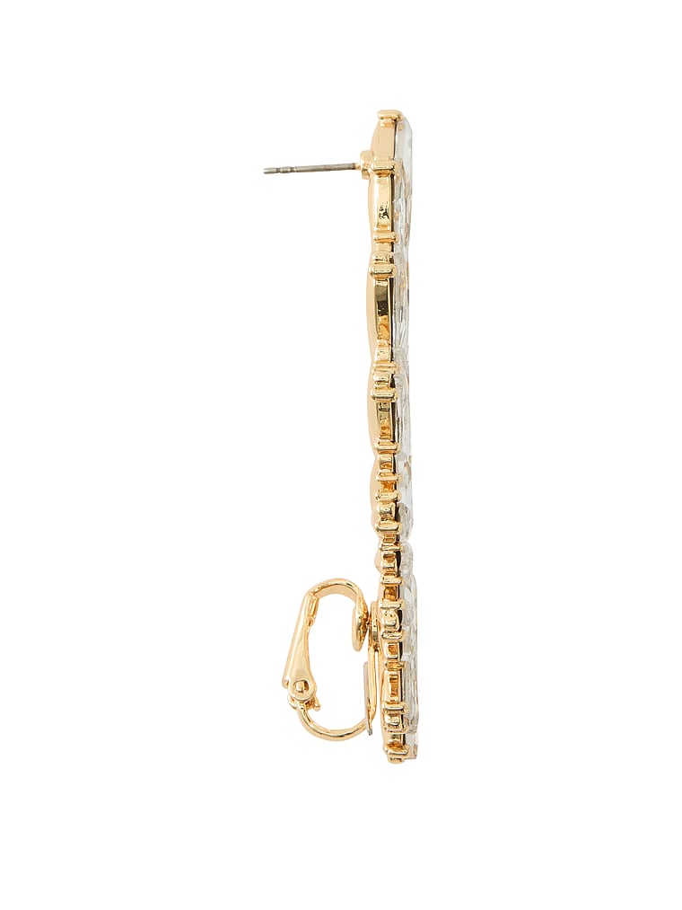 Crystal Cuff Earrings