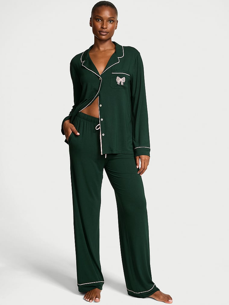 Modal Soft Long Pajama Set