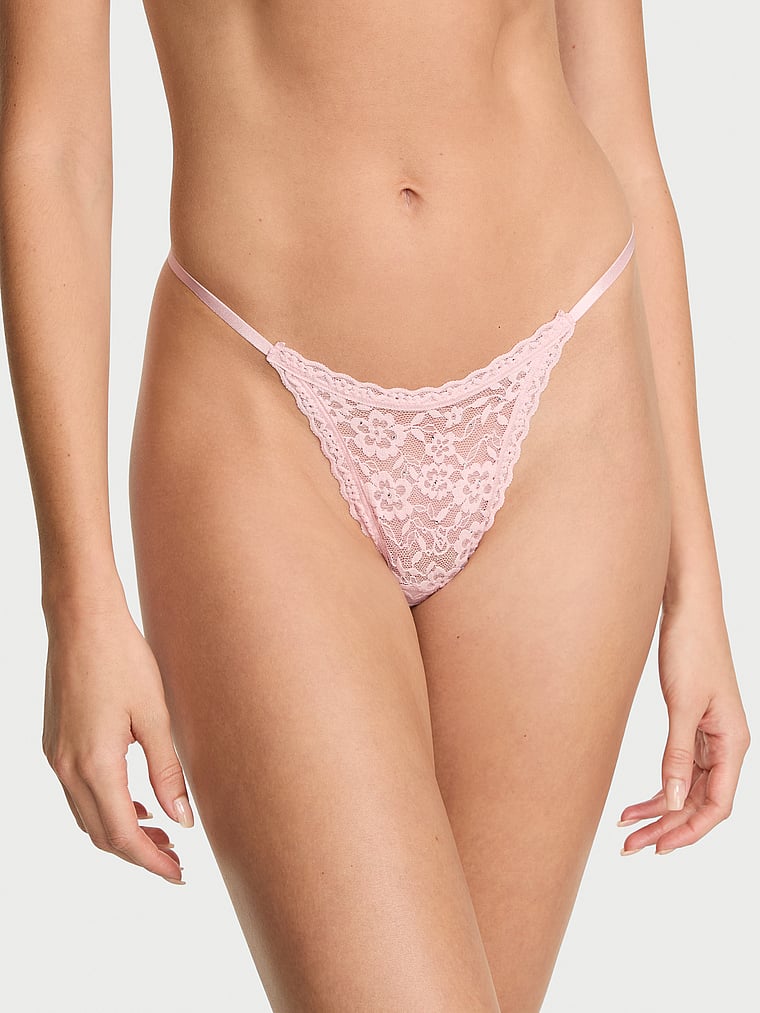 Lace String Thong Panty