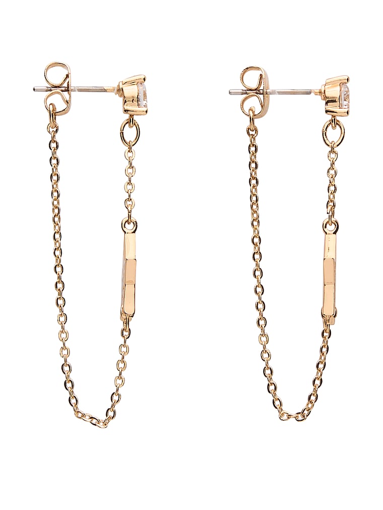 Crystal Star Dangle Earrings