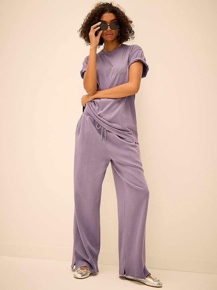 Campus Fleece™ Wide-Leg Split-Hem Sweatpants