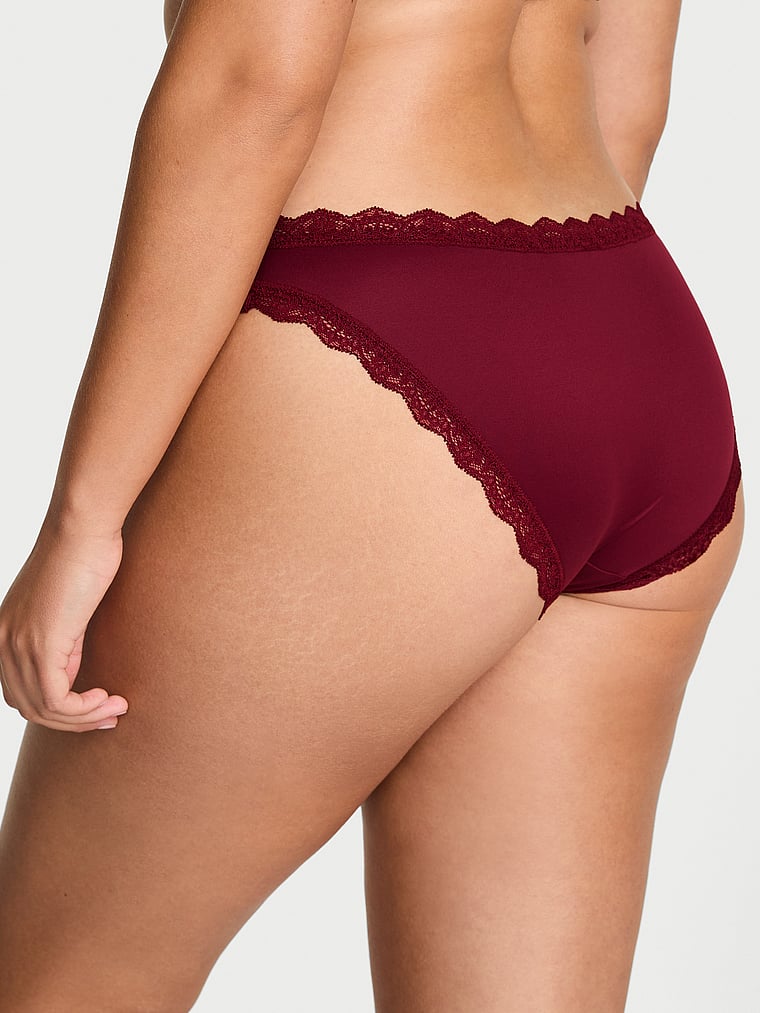 Lace-Trim Bikini Panty