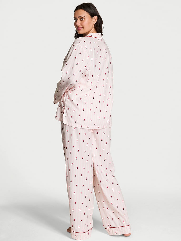 Flannel Long Pajama Set