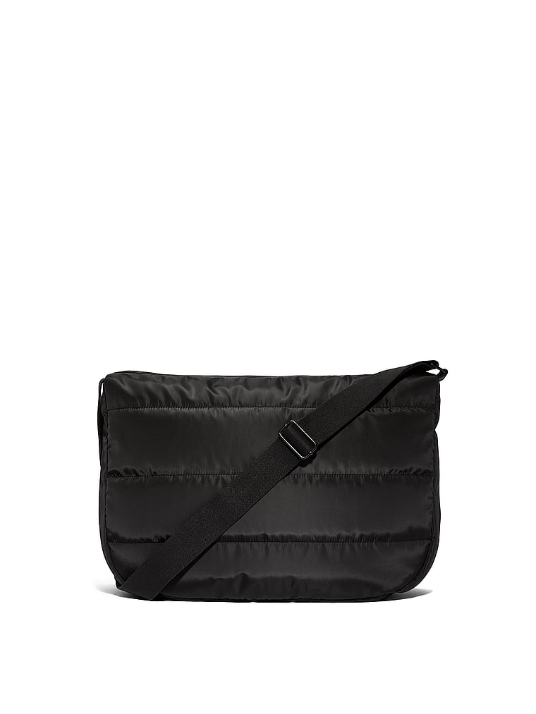 Quilted Puﬀer Hobo Bag
