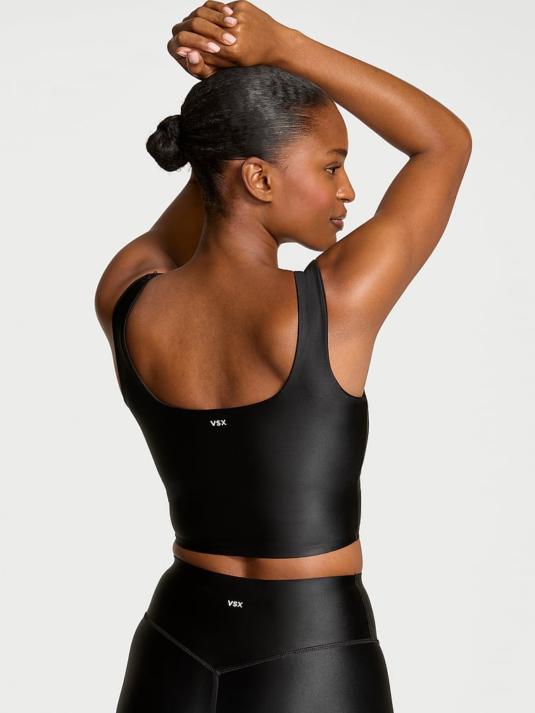 VSX GlossyTech™ Square-Neck Bra Top
