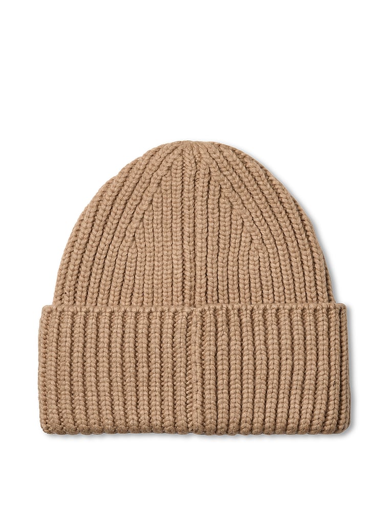 UGG® Chunky Crafted Rib Beanie, White Pepper, offModelBack, 2 of 2