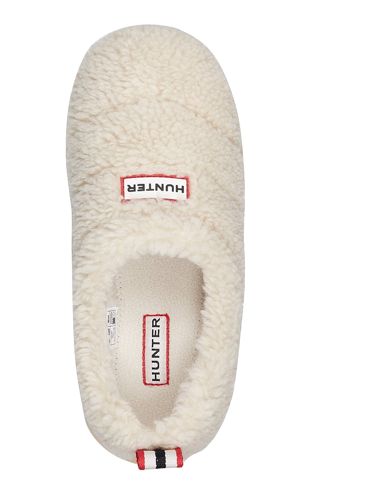 Hunter Madison Teddy Lug Sole Slide, Natural, onModelFront, 1 of 3