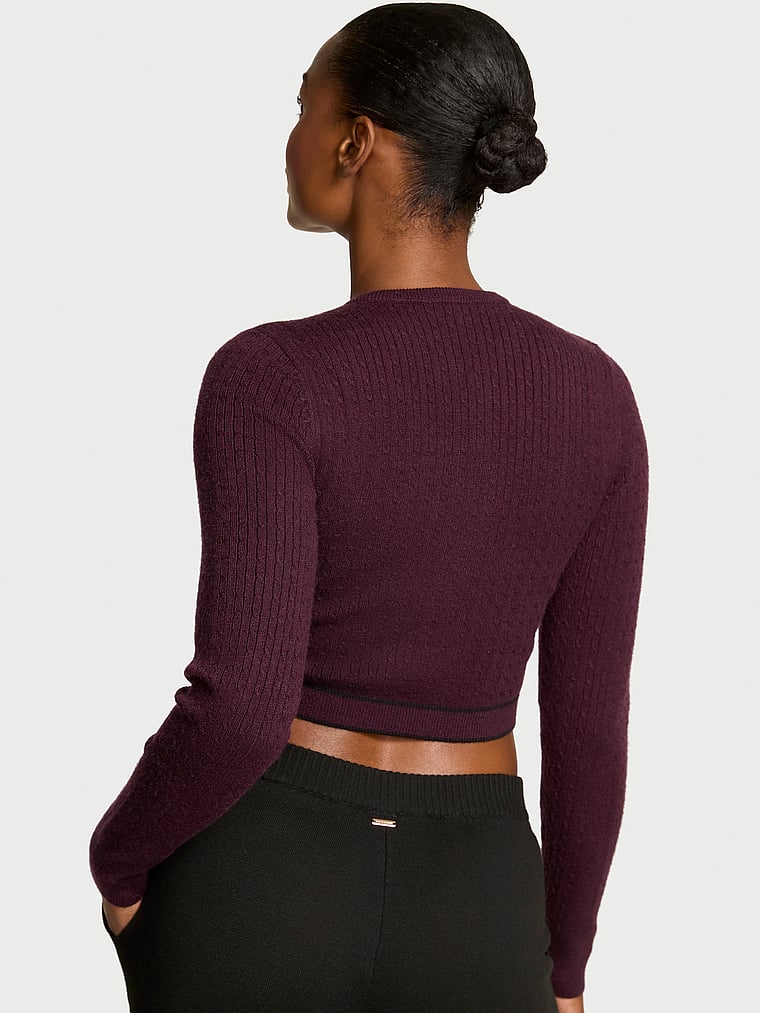 Luxe Cable-Knit Cardigan