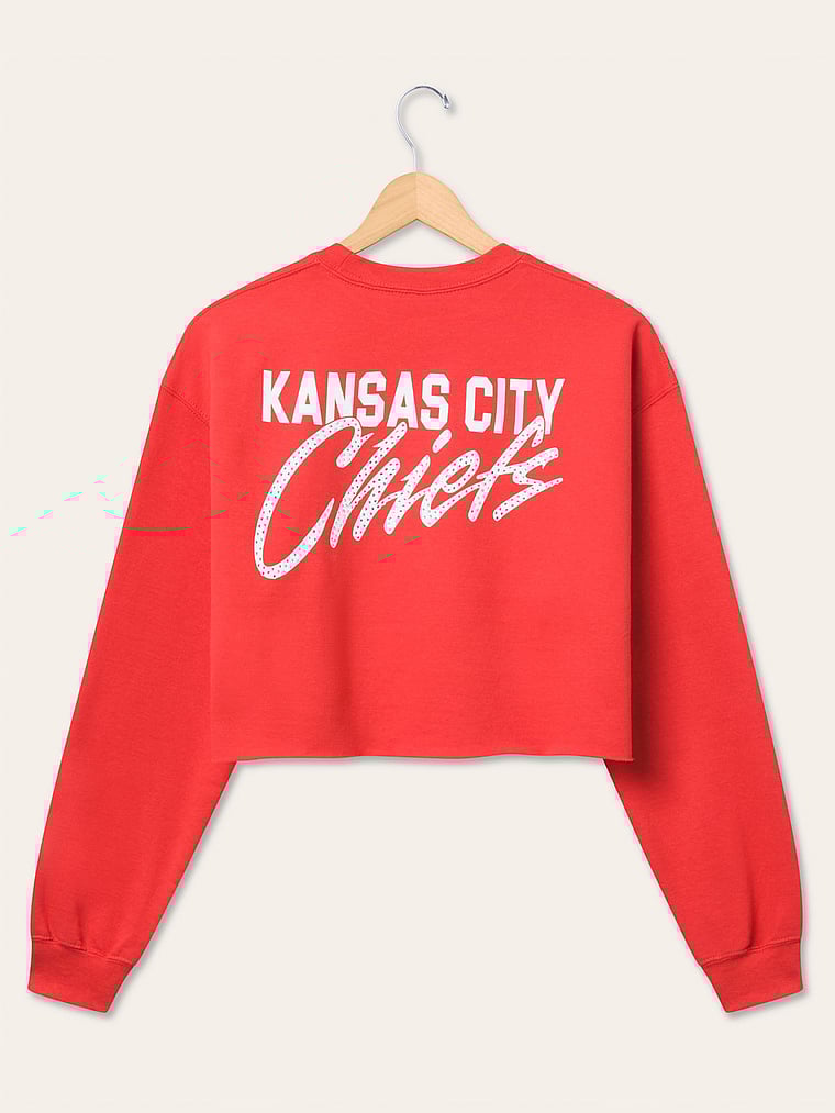 NFL Bling Crop Fleece Sweatshirt