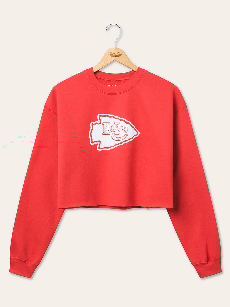 NFL Bling Crop Fleece Sweatshirt