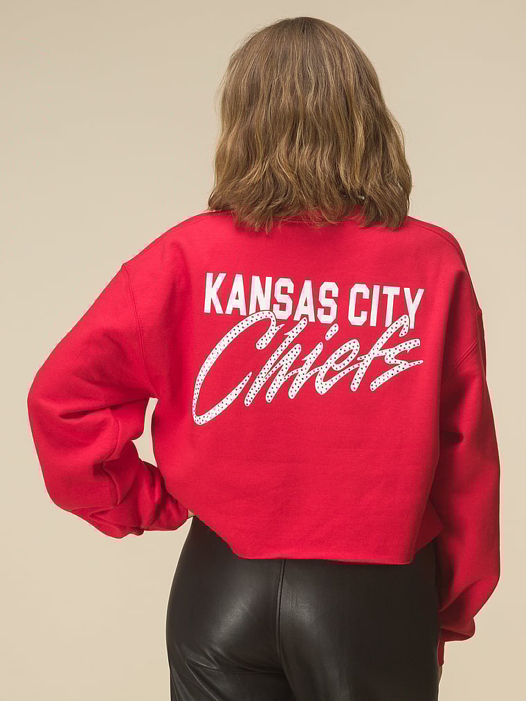 NFL Bling Crop Fleece Sweatshirt