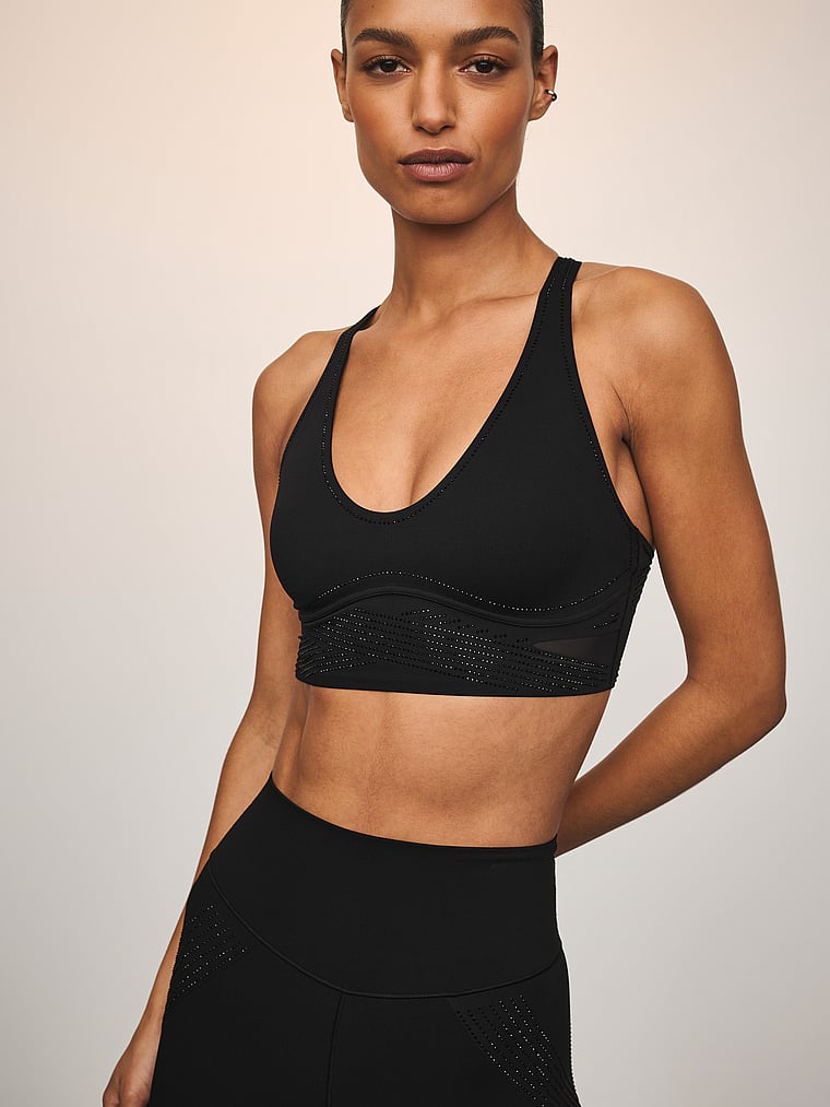 VSX Elevate™ Diamanté Flex Contours Plunge Sports Bra