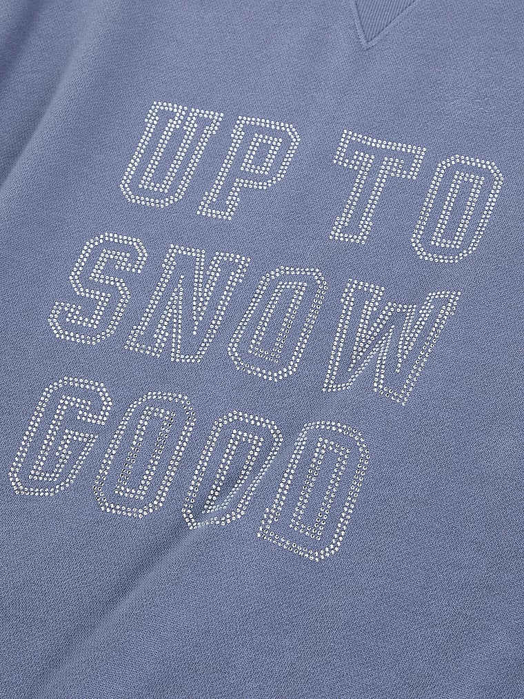 Ivy Fleece Oversized Crew Sweatshirt