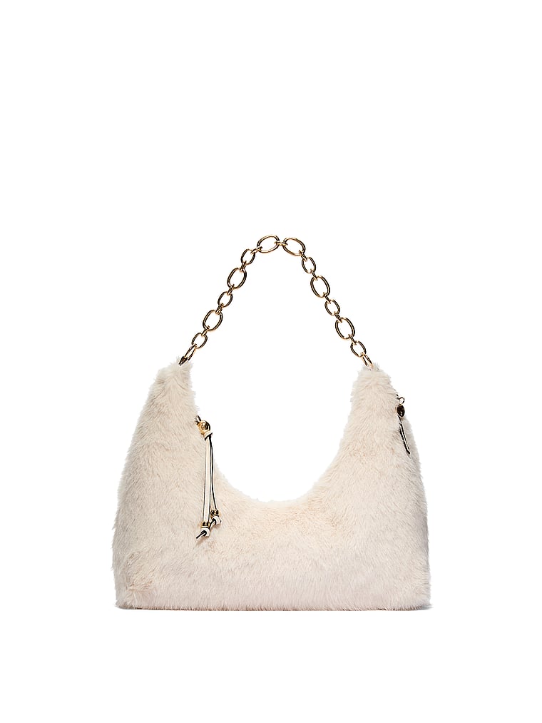 VS Icon Medium Faux Fur Shoulder Bag