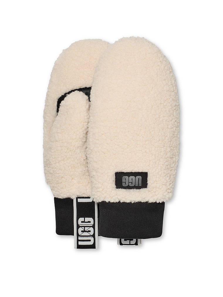 UGGfluff Mitten With Logo Tape
