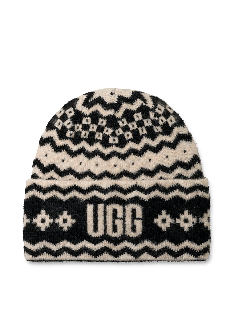 UGG® UGGIsle Beanie, Black Multi, onModelFront, 1 of 2