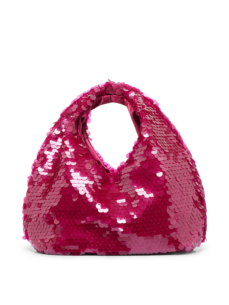 Buy Dahlia Sequin Handbag, Fuschia - Order Bags online - PINK US