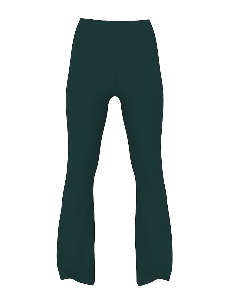 All-Day Cotton Foldover Flare Leggings