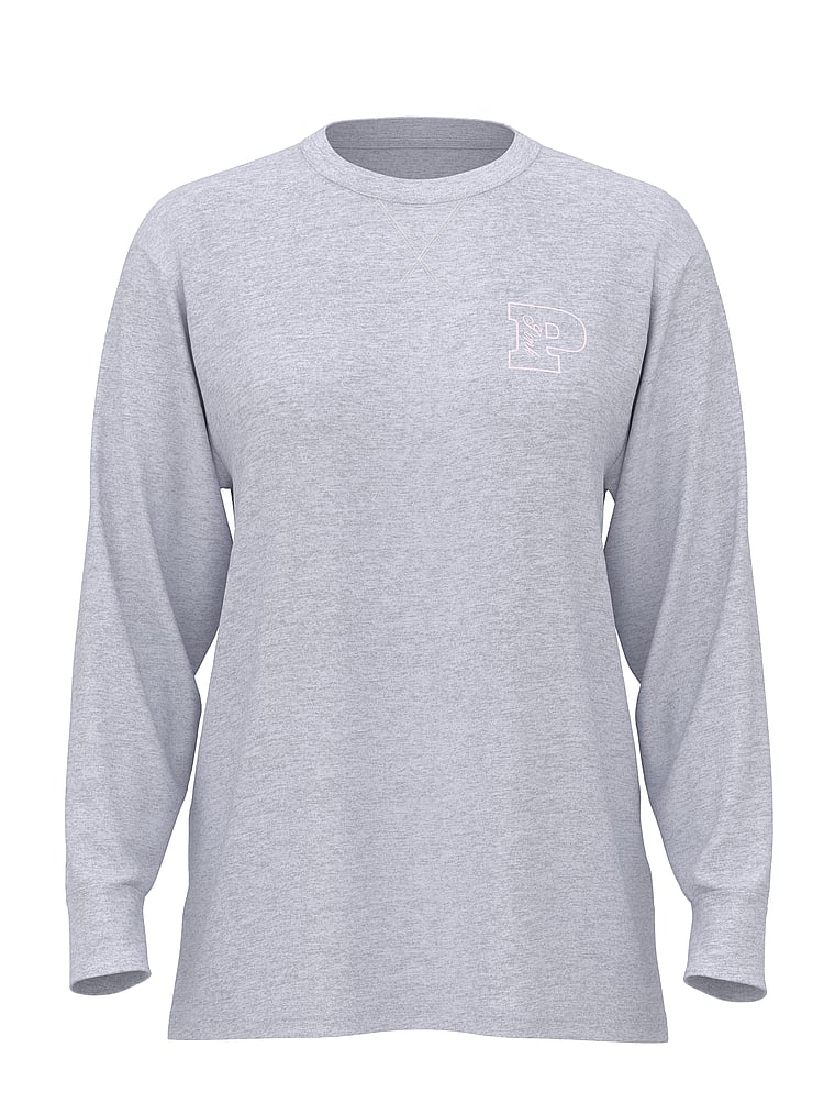 Campus Cotton Long-Sleeve Tee
