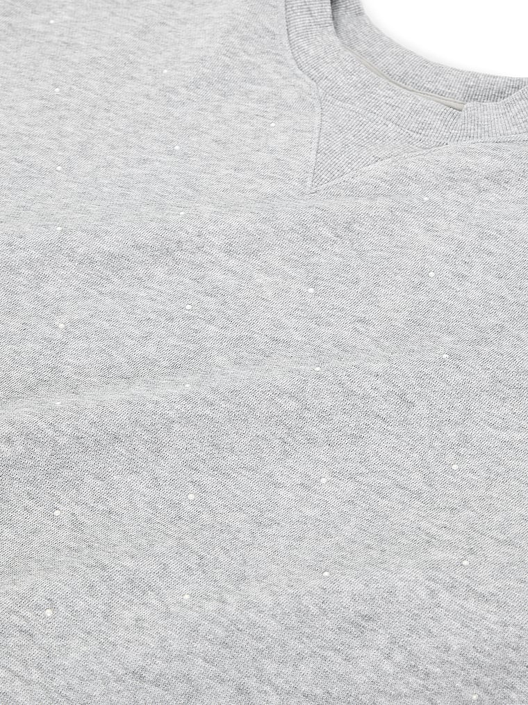 Ivy Fleece Oversized Crew Sweatshirt