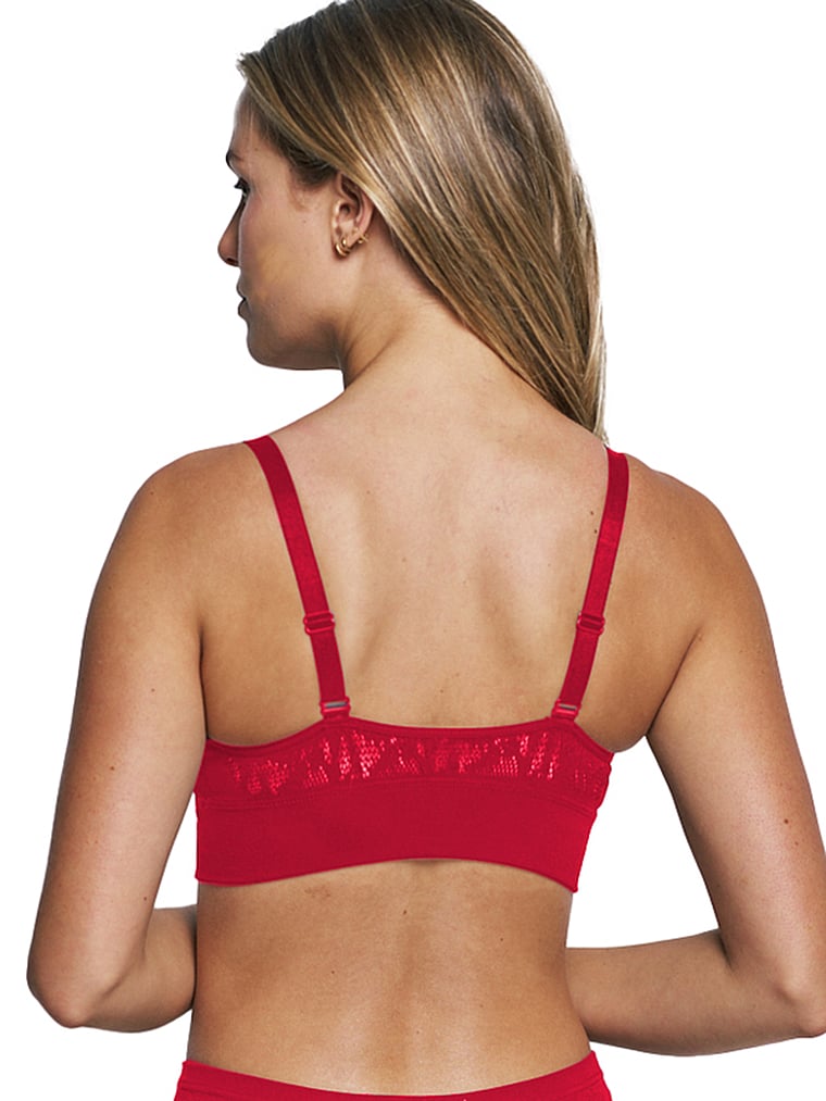 Victoria's Secret, MINDD Ultimate Comfort Bra, Heartbeat Red, onModelBack, 2 of 2
