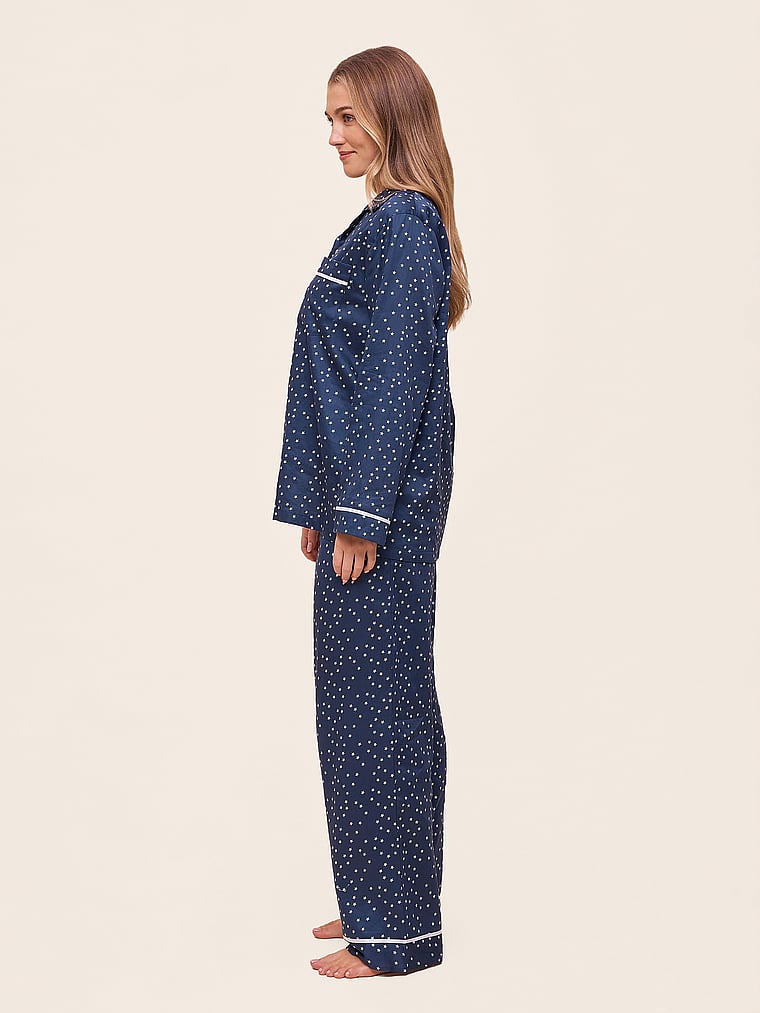 Stars Cotton Full-Length PJ Set