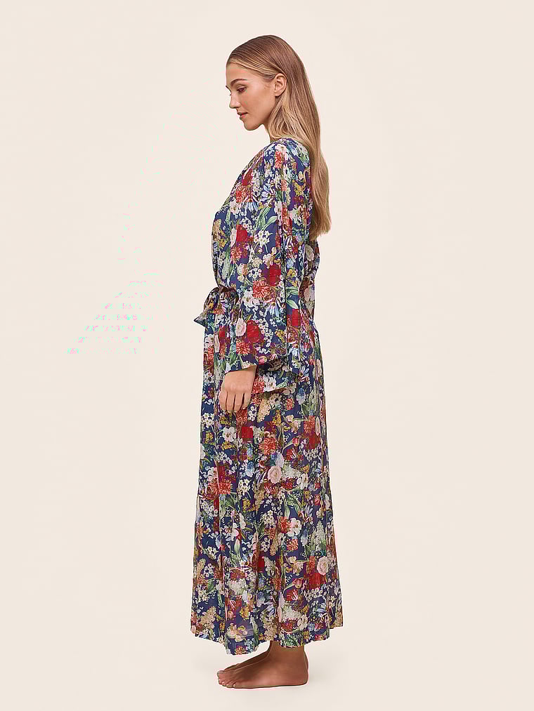 Holly Cotton Maxi Kimono Robe