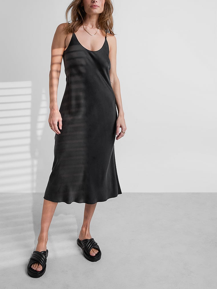 Washable Silk Bias Slip Dress