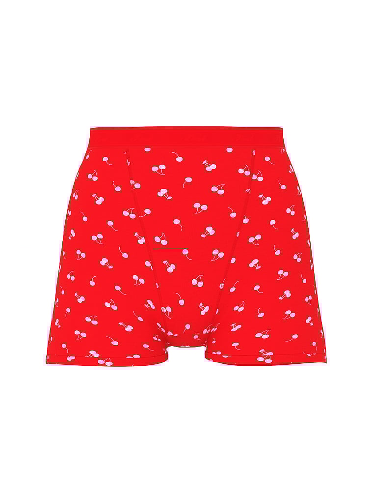 Logo Cotton High-Waist Boyshort Panty