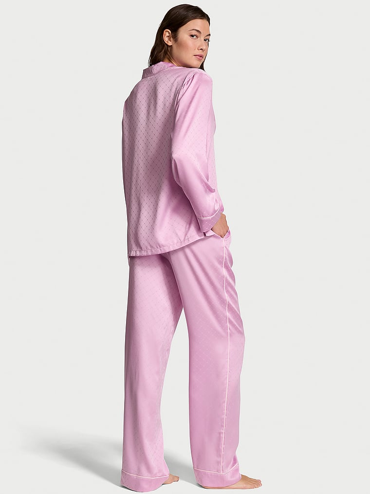 Signature Satin Long Pajama Set