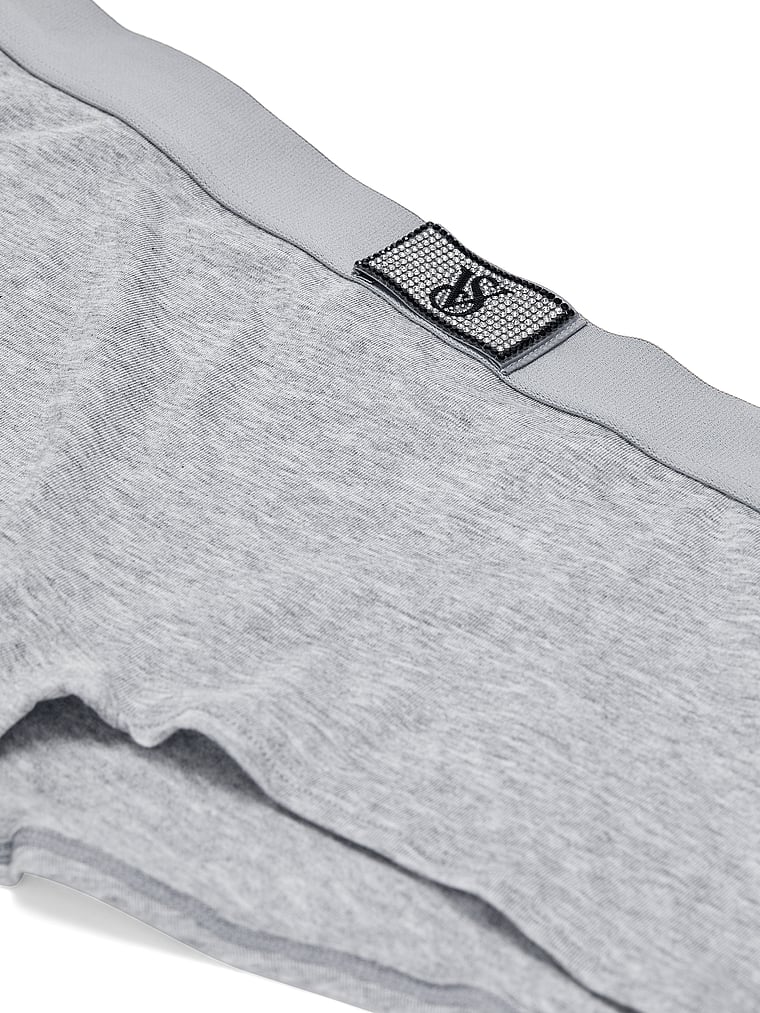 Logo Cotton Shine Patch Boyshort Panty