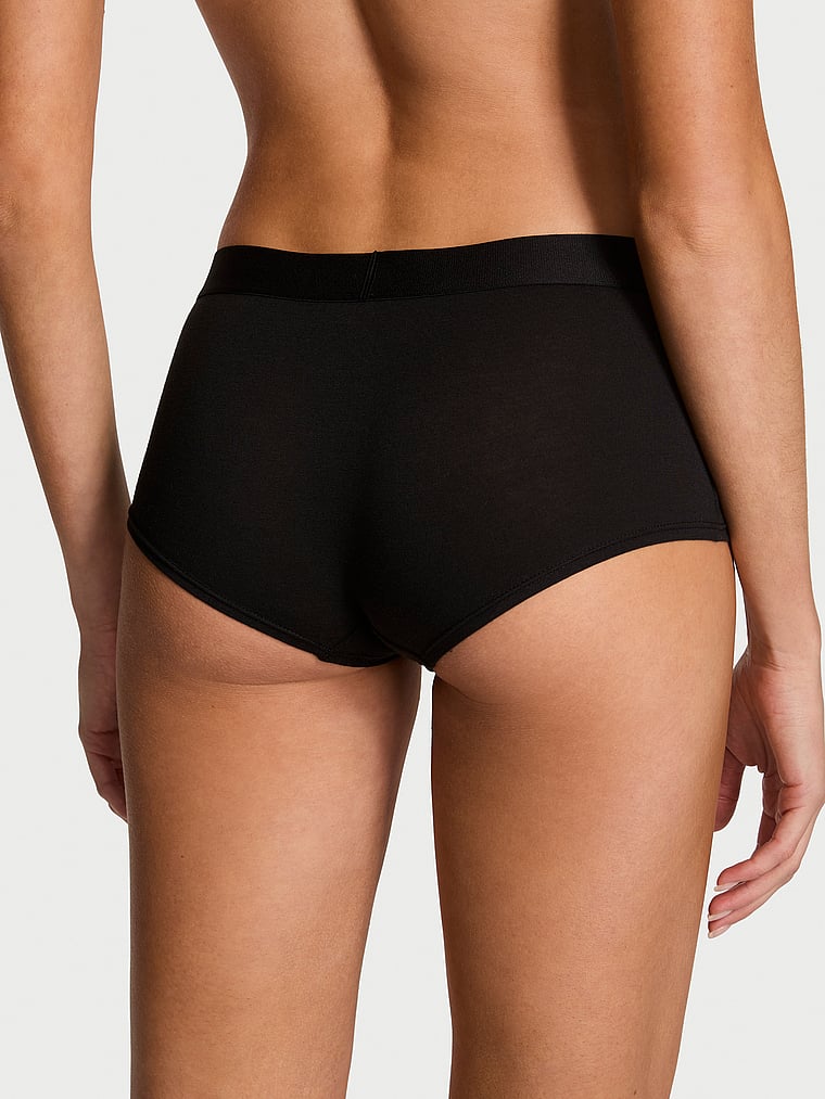 Logo Cotton Boyshort Panty