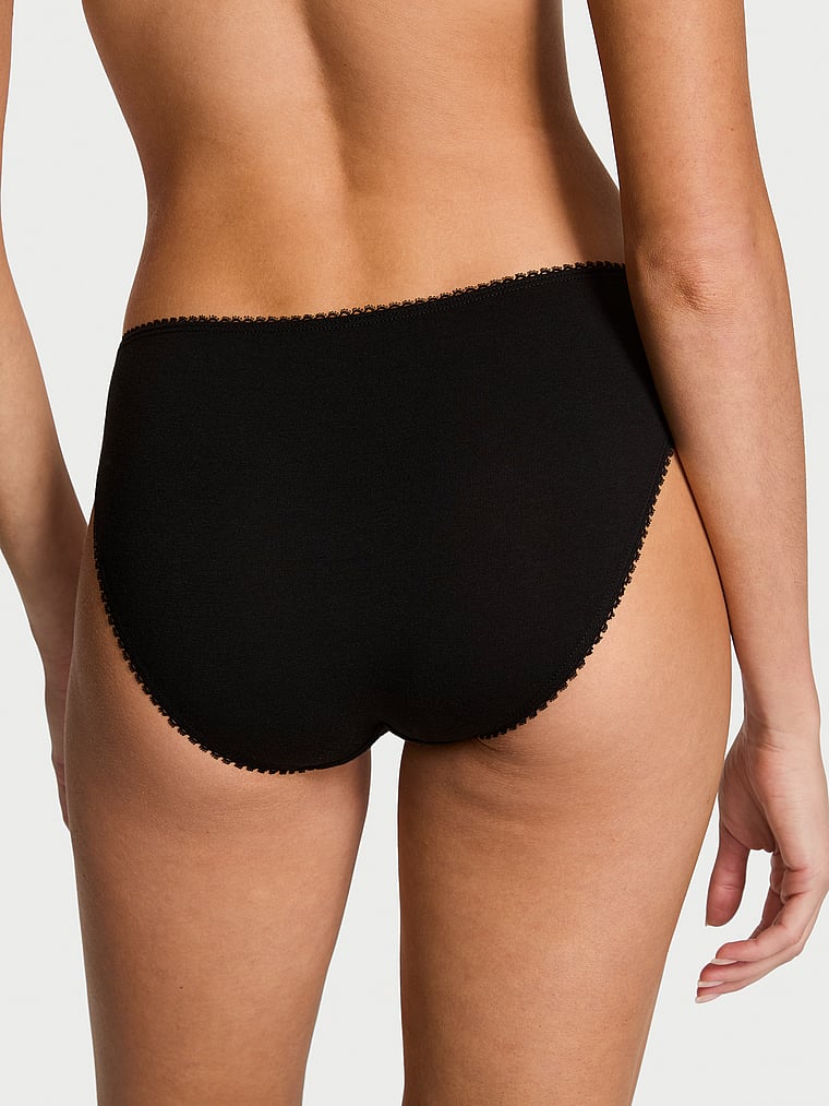 Stretch Cotton Rib Bikini Panty