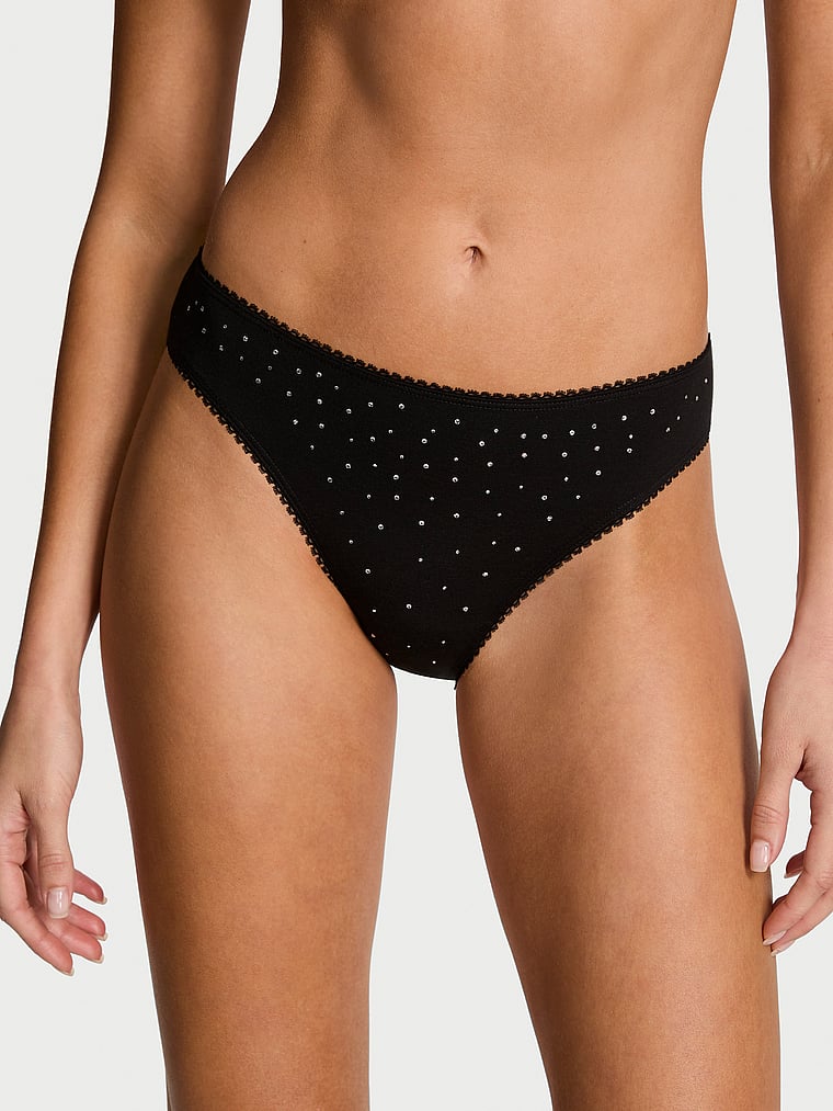 Stretch Cotton Rib Bikini Panty