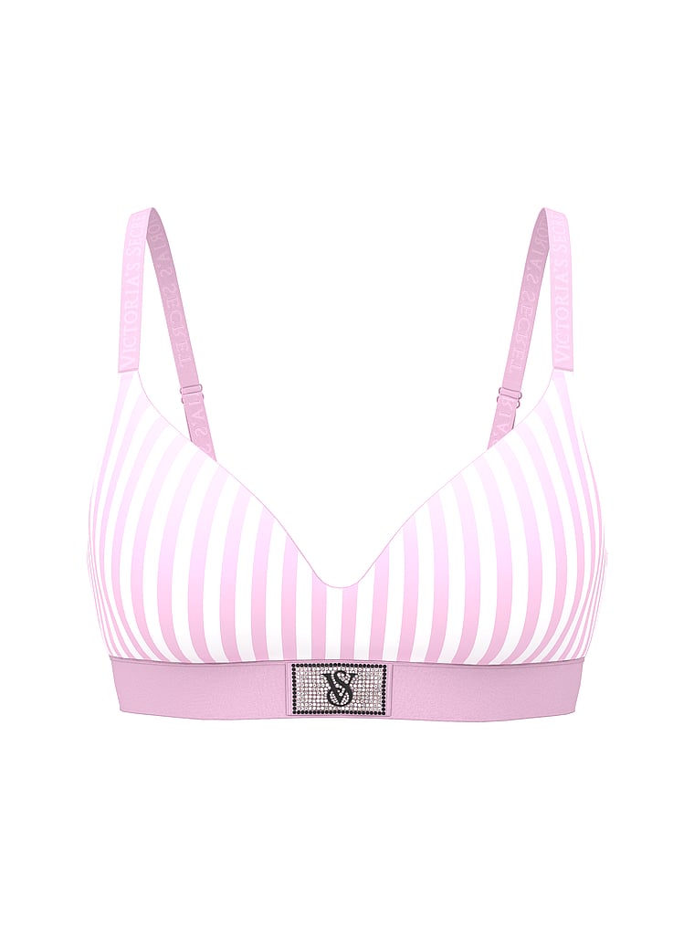 Shine Patch Lightly Lined Wireless Bra