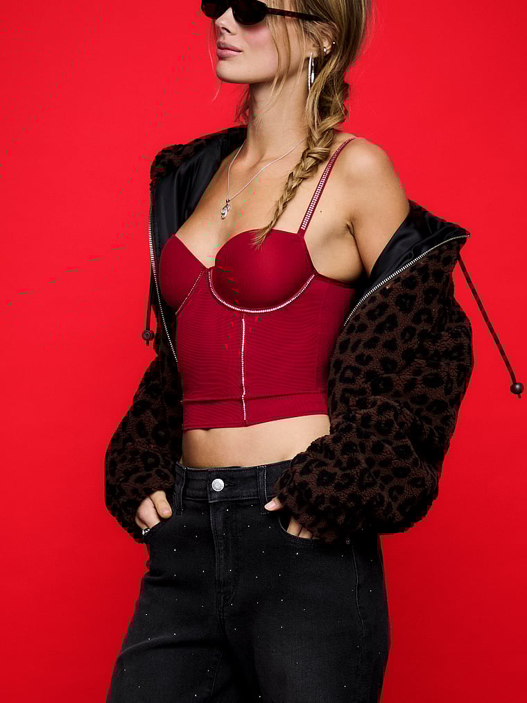 Wink Lightly Lined Balconette Corset Top