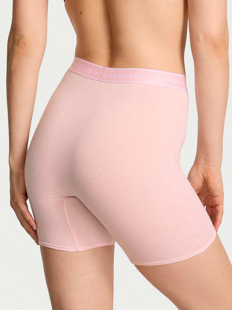 Logo Cotton High-Waist Boxer Brief