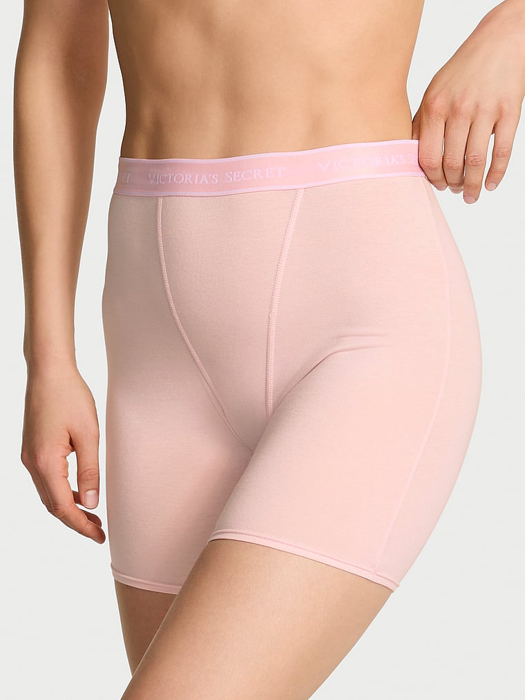 Logo Cotton High-Waist Boxer Brief