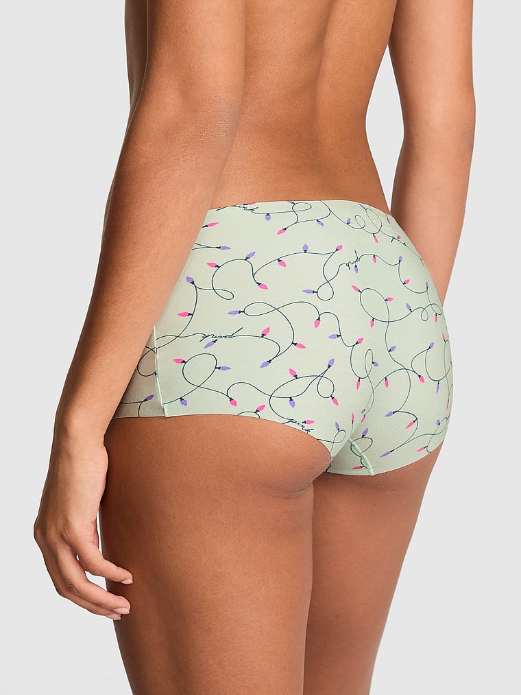 PINK No-Show Boyshort Panty, Print, onModelBack, 2 of 2