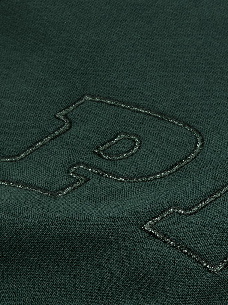 Ivy Fleece Wide-Leg Split-Hem Sweatpants