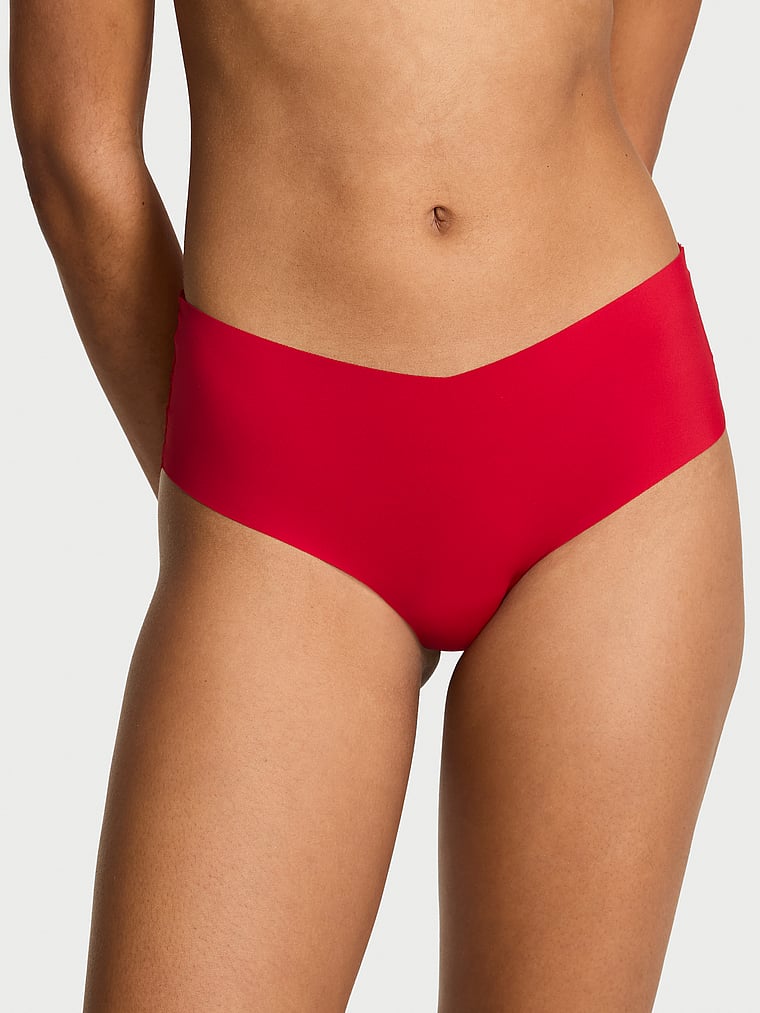 Victoria's Secret, No-Show No-Show Plaid Mesh Cheeky Panty, Lipstick, onModelFront, 2 of 2 Anyeline is 5'10" and wears Small