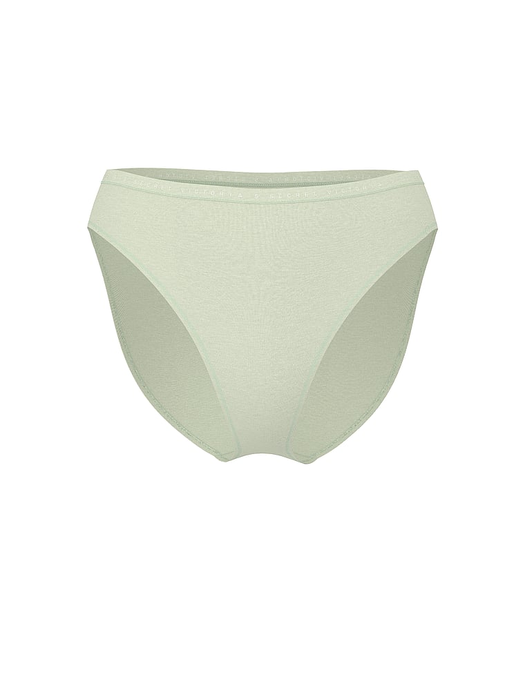 Stretch Cotton High-Leg Brief Panty
